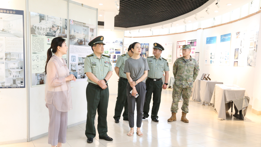 江宁区人民武装部莅临betway必威指导工作